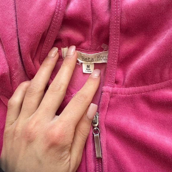 Pink Zip-Up Hoodie - Picture 3 of 3